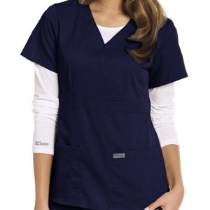 Grey's Anatomy Dark Blue scrub set in small